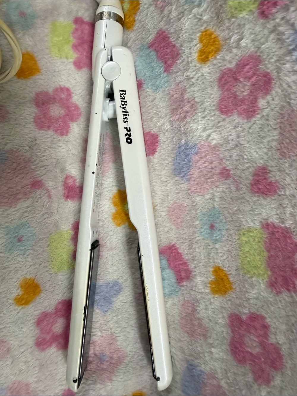 BaBylissPRO White Hair Straightener Flat Iron - White - Picture 2 of 6